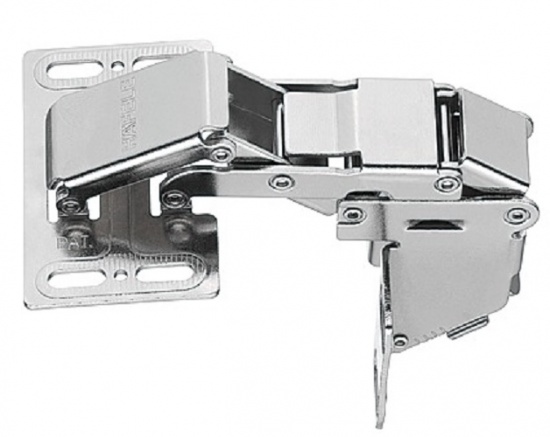 Swing Up Flap Hinge Mounting with Panel Opening Angle 90°