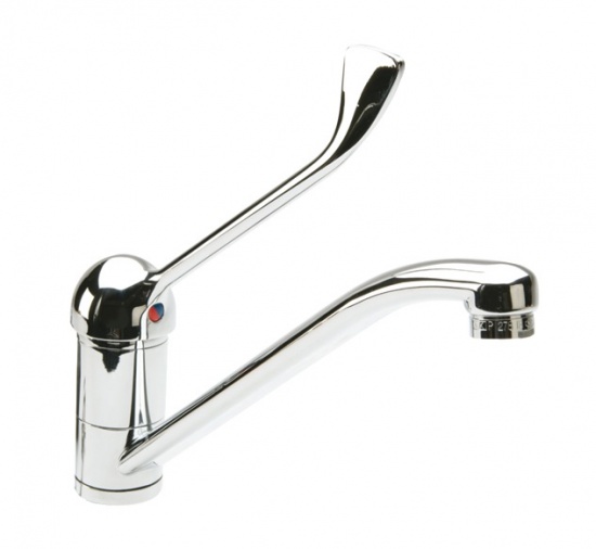 Single Long Lever Monobloc Mixer Tap Polished Chrome