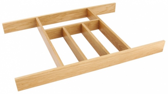 Wooden Cutlery Insert for Drawer Width 400-1000 mm